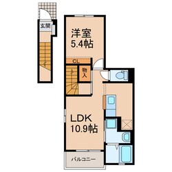 サンビリンの物件間取画像